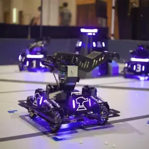 Sentry robot in the RoboMaster arena